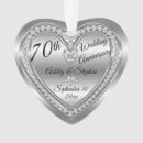Search for 70th wedding anniversary gifts Platinum