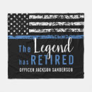 Search for thin blue line blankets Policeman