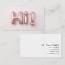 Search for balloon business cards Modern
