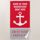 Search for nautical beach towels Captain