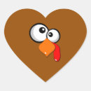 Search for turkey face stickers Thanksgiving