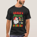 Search for christmas library tshirts Santa
