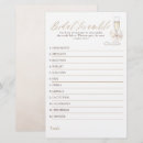 Search for bridal trivia games Pearls and prosecco