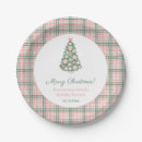 Search for pink christmas plates Pink and green