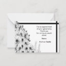Search for white flowers sympathy thank you cards Floral