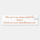 Search for debt bumper stickers Ramsey