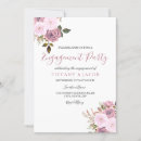 Search for pink engagement party invitations Floral