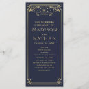 Search for navy and gold wedding programs Stars