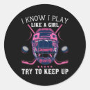Search for play like a girl stickers Know