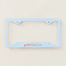 Search for cool license plate frames Cute