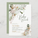 Search for botanical baby shower invitations Gold