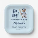 Search for baseball baby shower plates Blue