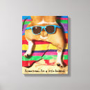 Search for funny dog canvas prints Joke