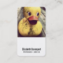 Search for rubber business cards Duck