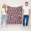 Search for pink leopard blankets Jungle animals