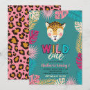 Search for cheetah birthday invitations Wild one birthday