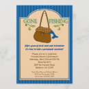 Search for gone fishing invitations Vintage