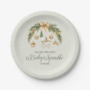 Search for baby sprinkle paper plates Watercolor greenery