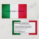 Search for italy business cards Flag
