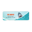Search for shark return address labels Pool party