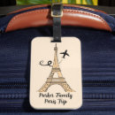 Search for paris luggage tags Eiffel tower