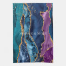 Search for turquoise and purple kitchen towels For her