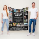 Search for in loving memory blankets Sympathy