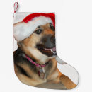 Search for german shepherd christmas stockings Santa