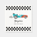 Search for race car napkins Blue