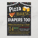 Search for pizza and beer invitations A baby is brewing
