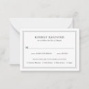 Search for food choice rsvp cards Elegant