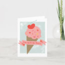 Search for ice cream valentines day cards Red