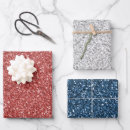 Search for red and silver wrapping paper Glitter