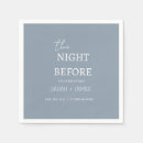 Search for dusty blue wedding napkins Cocktail