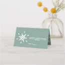 Search for snowflake place cards White