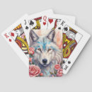 Search for wolf playing cards Nature