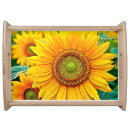 Search for sunflower serving trays Yellow flower