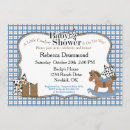 Search for rocking horse baby shower invitations Plaid
