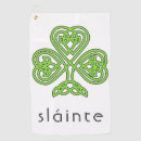 Search for shamrock golf towels St patrick's day