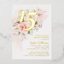 Search for quinceanera invitations Floral