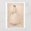 Search for vintage bride postcards Gown