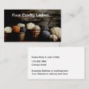 Search for arts and crafts business cards Knitting