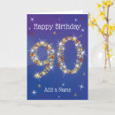 Search for 90th birthday cards Blue