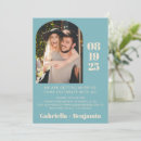 Search for teal blue wedding invitations Modern