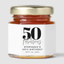 Search for 50th birthday favors 50 year old