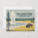 Search for yellowstone postcards Old faithful geyser