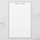 Search for minimalist stationery paper Navy blue