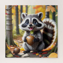Search for raccoon puzzles Adorable