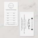 Search for logo appointment cards Minimalist