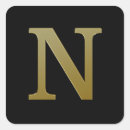 Search for letter n stickers Gold